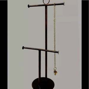 T-bar necklace and bracelet holder