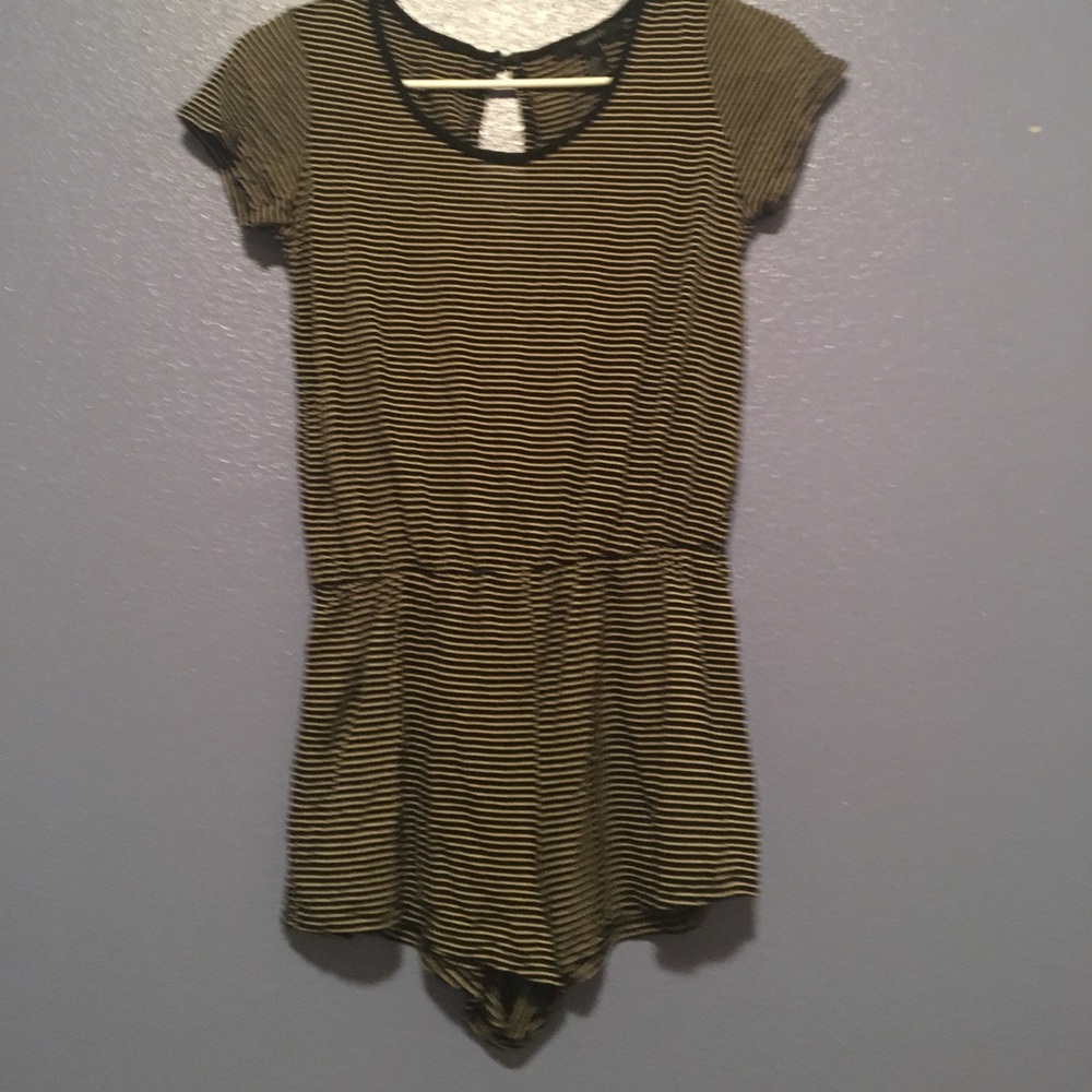 Striped romper