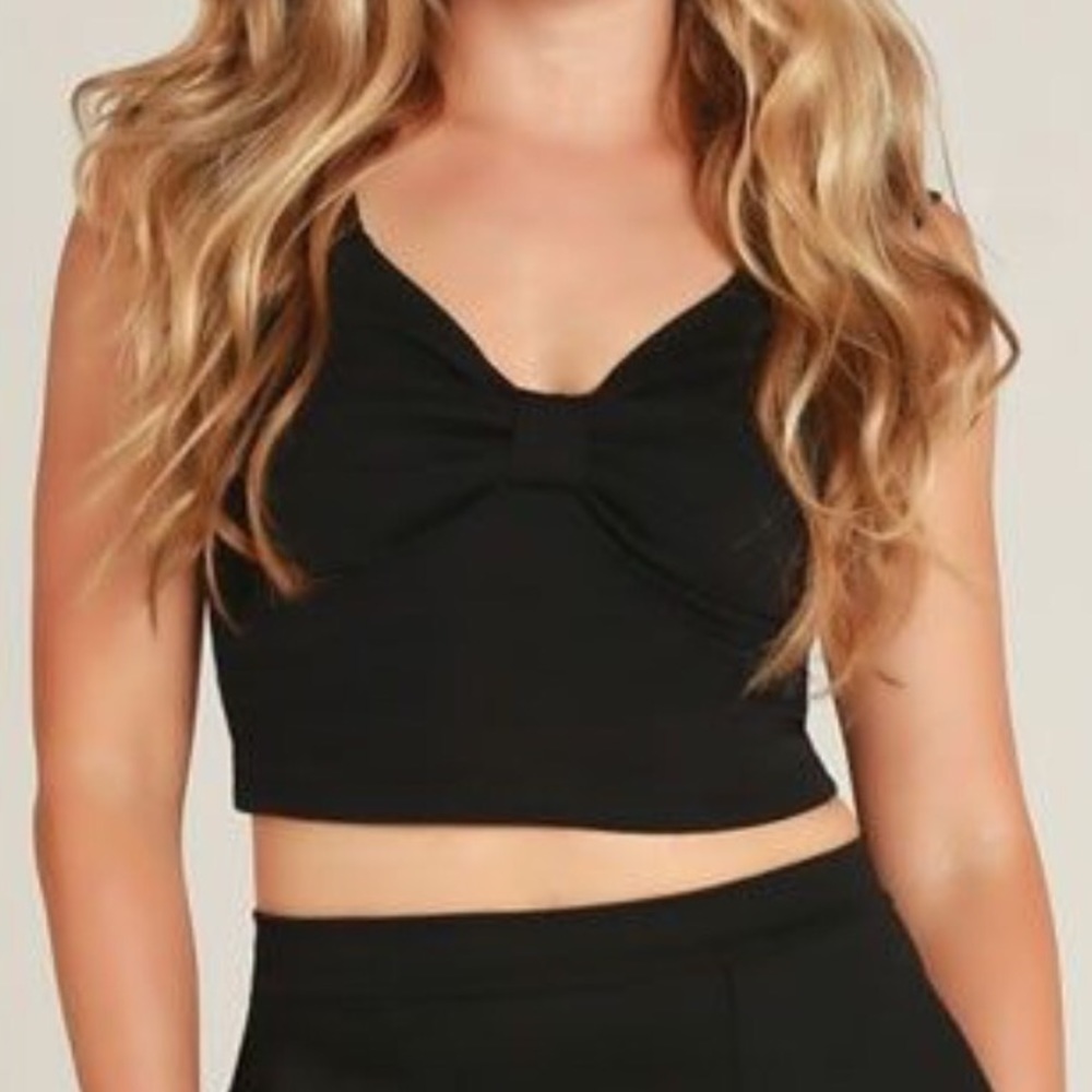 Bandeau crop top