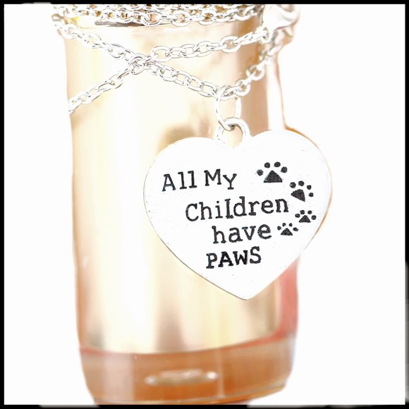 Jewelry - ALL MY CHILDREN HAVE PAWS NECKLACE