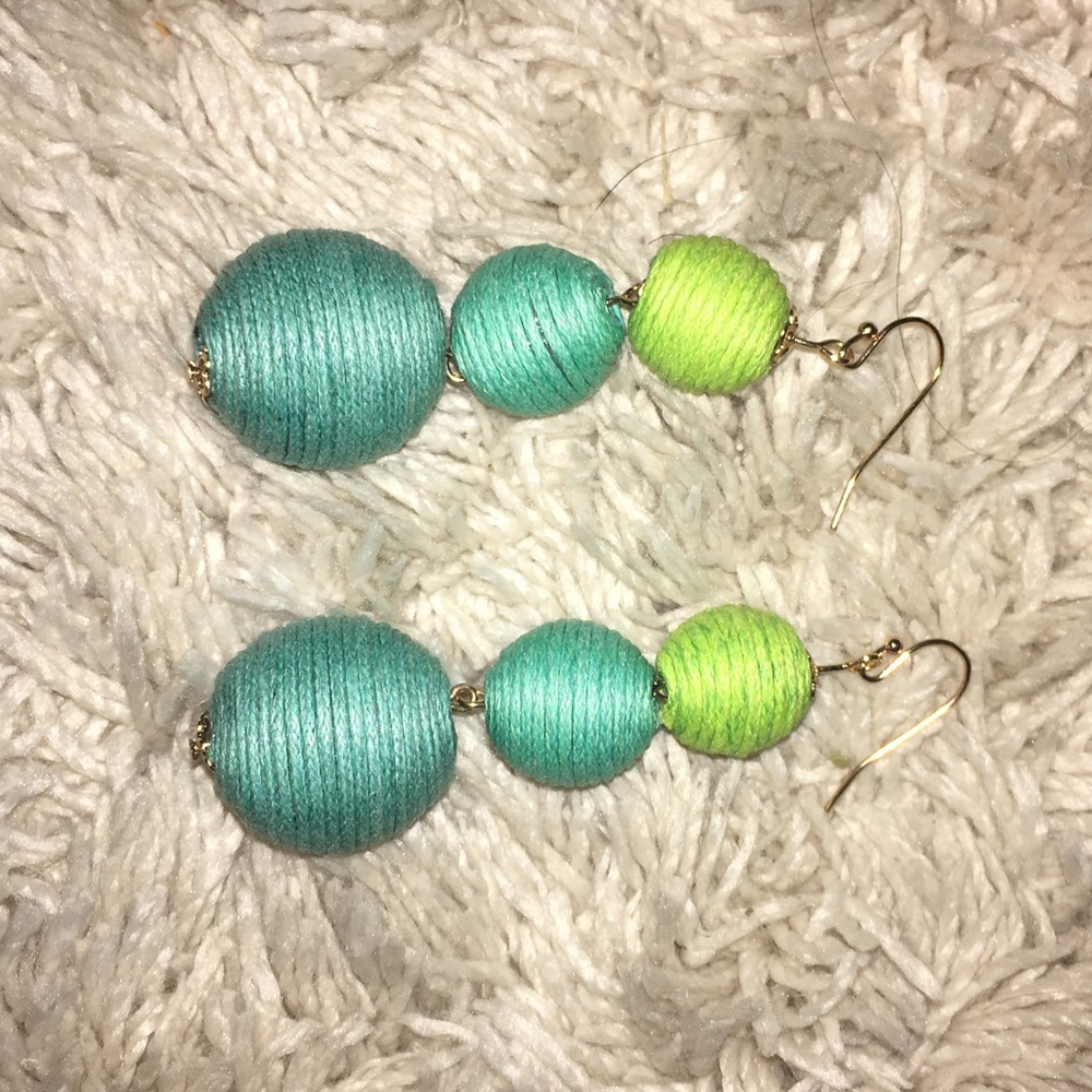Real ball earrings