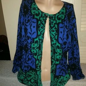 Joseph A Graphic Cardigan