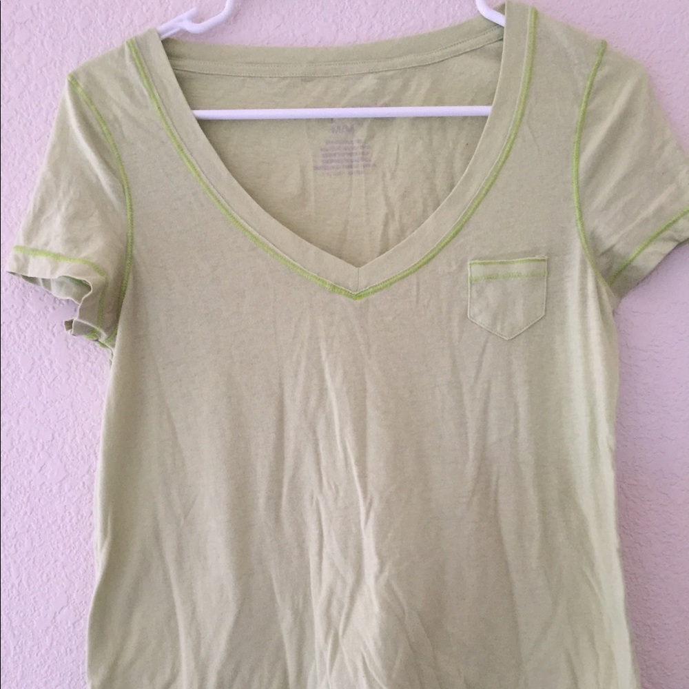 Green Aeropostale V-Neck Tee