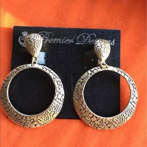 Gold Premier Designs earrings