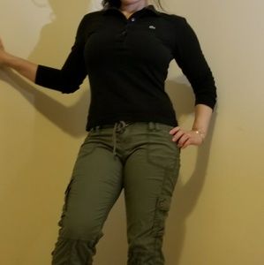 $$sold$$Lacoste woman's long sleeve Polo size 40