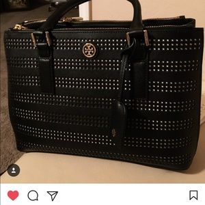 Authentic Tory Burch Perforated bag