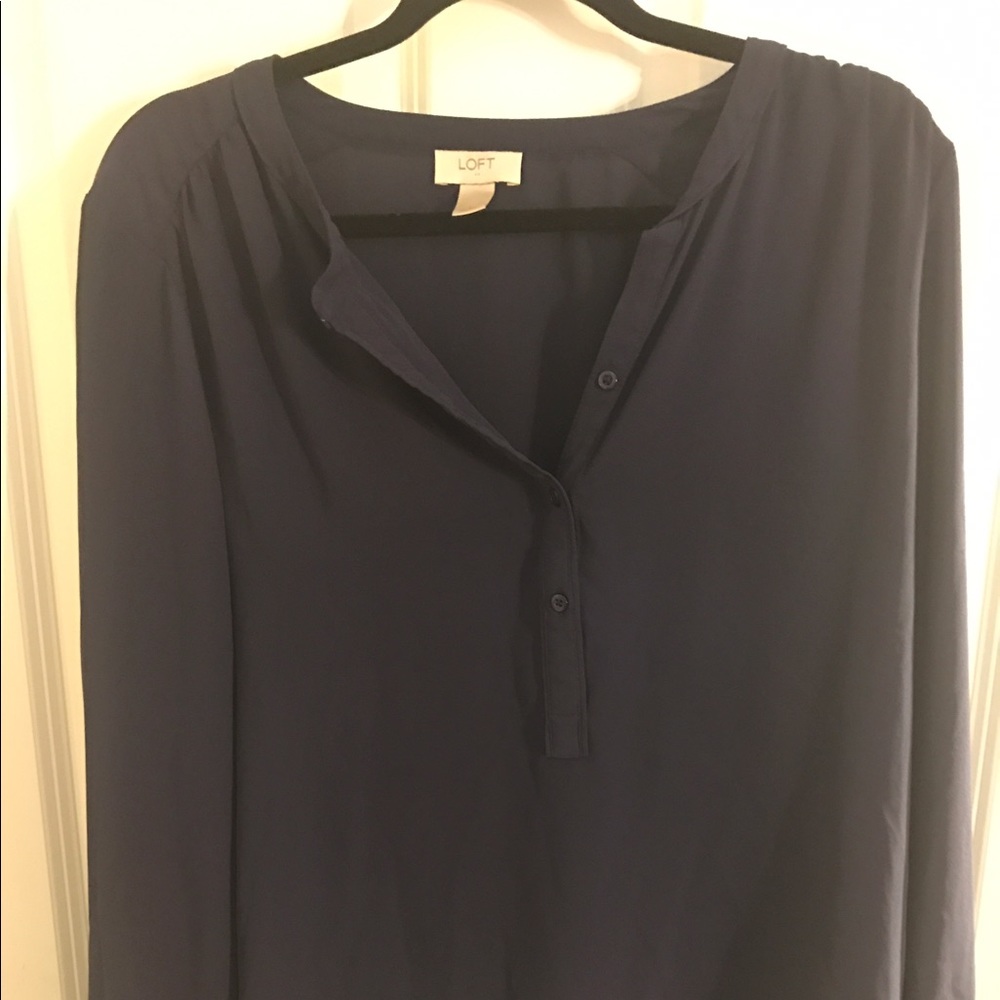 Navy LOFT top