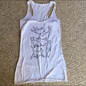 Falling cats yoga tank 😻
