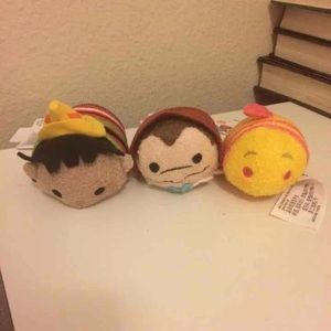 Disney Tsum set of 3 Mr. Toad Teacup & Boy