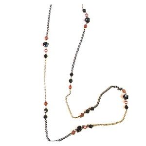 Long bead necklace