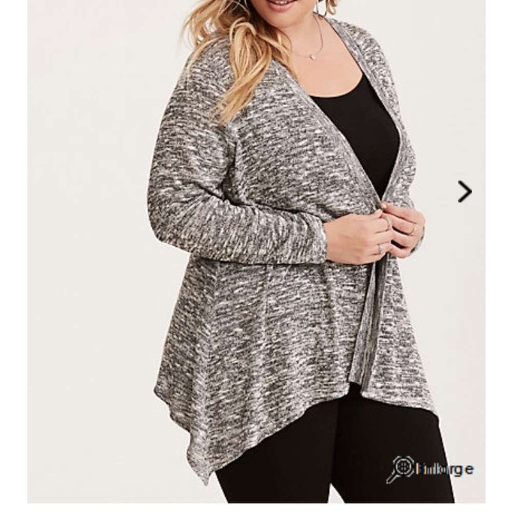Torrid Drape Front Cardigan