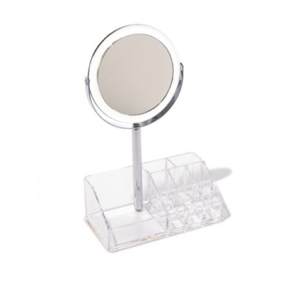 Isaac Jacobs Small Cosmetic Organizer + Mirror