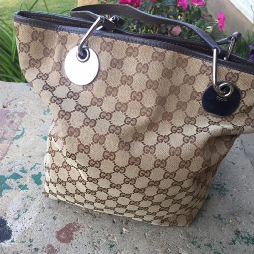 Authentic Gucci Eclipse Large Gg Tote - image 1