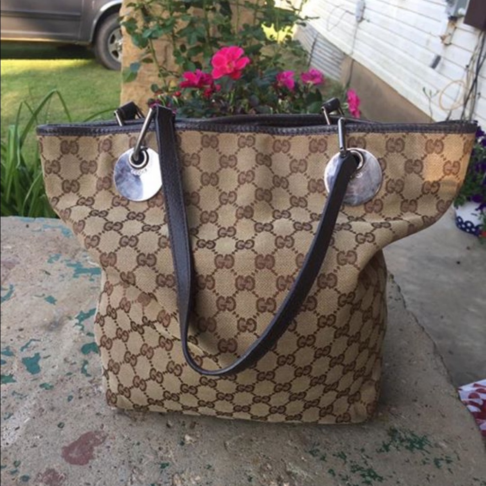 Authentic Gucci Eclipse Large Gg Tote - image 2