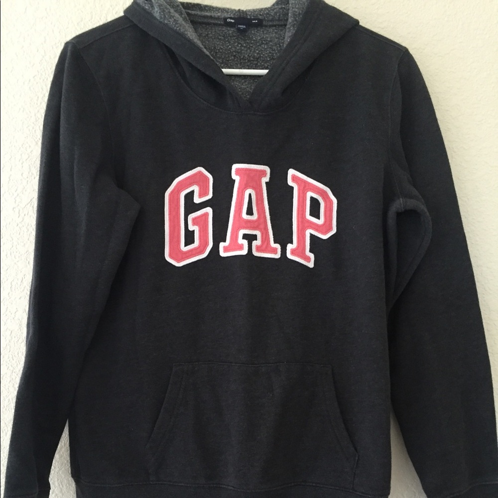 Gap Gray with Red Women's Hoodie