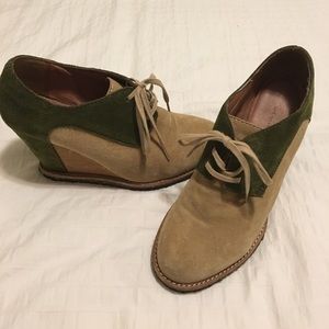 Anthropologie leather booties Anthropologie leather booties