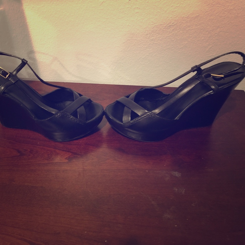 Black Roberto del Carlo wedge
