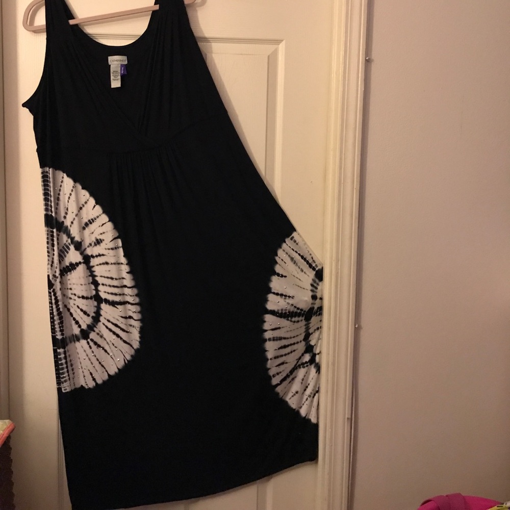 V neck rayon spandex pullover dress26/28 petite