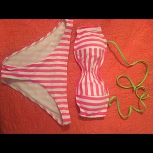 Abercrombie and Fitch striped bikini