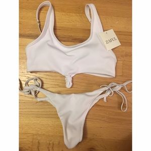 White bikini