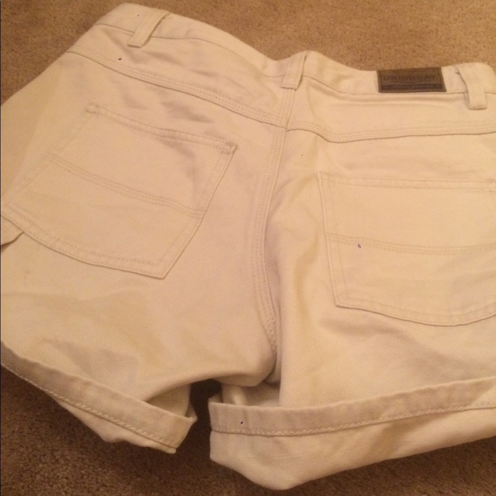Union bay denim jean shorts (white) high rise