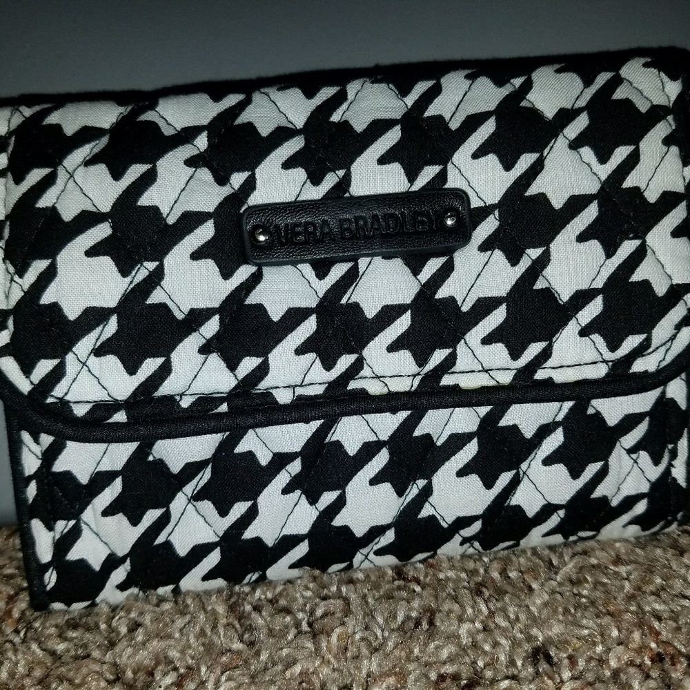 Vera Bradley Houndstooth Euro Wallet