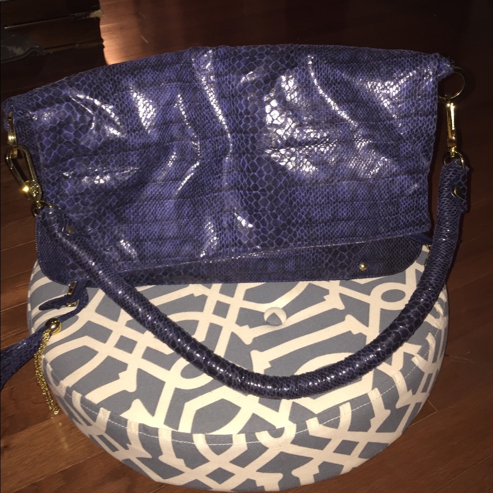 Super practical blue purse