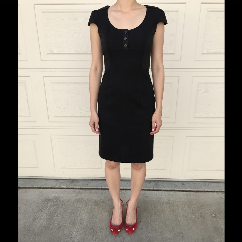 DIANE von FURSTENBERG DVF little black dress LBD