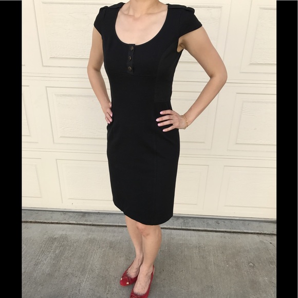 DIANE von FURSTENBERG DVF little black dress LBD - Picture 4 of 8