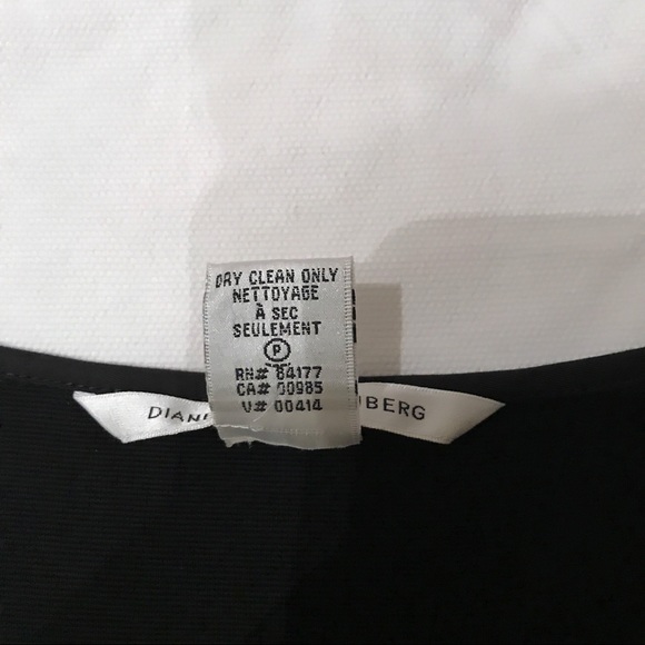 DIANE von FURSTENBERG DVF little black dress LBD - Picture 8 of 8