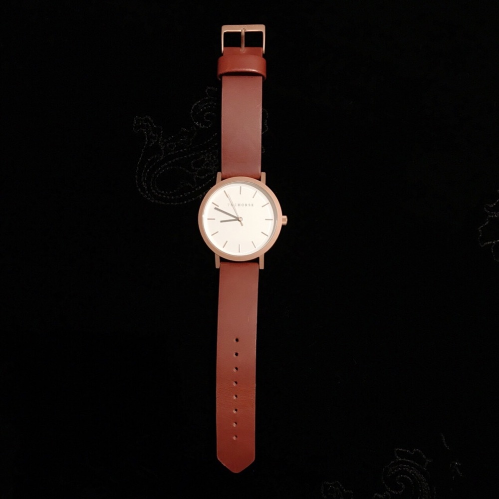 Madewell THEHORSE leather belt watch
