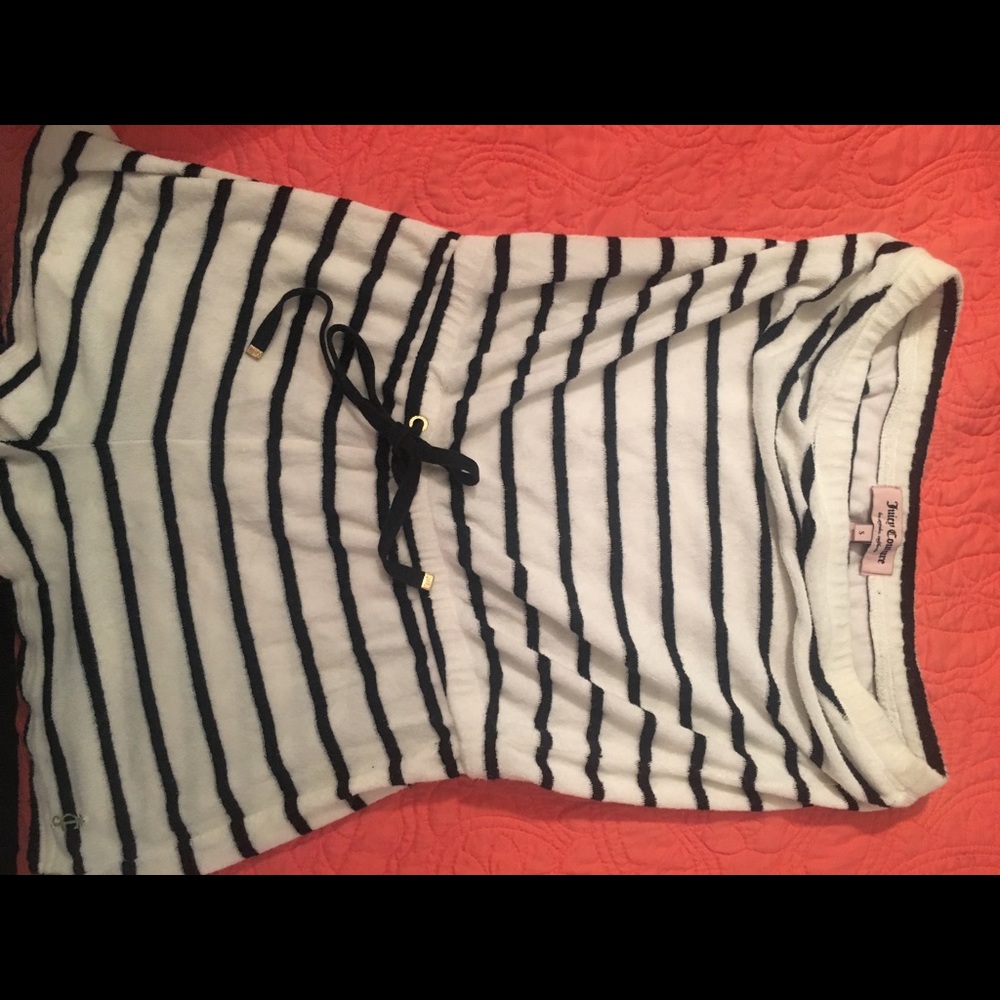 Striped Juicy Couture coverup