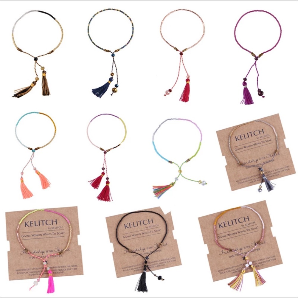 All GIFTED Away😅😘💕❤️❤️🆕KELITCH Tassel Bracelet