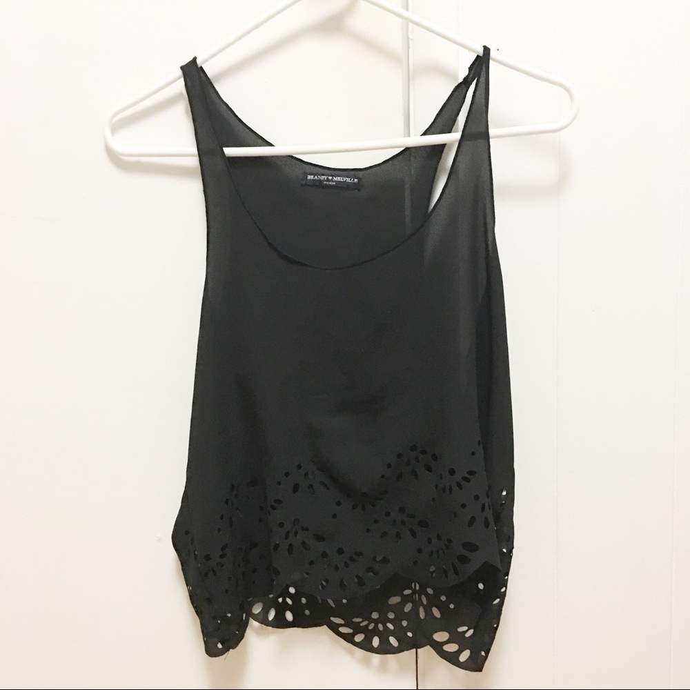 Brandy black scallop tank