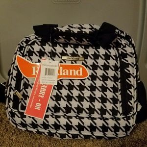 NWT Carry-on Houndstooth w/small travel pouch