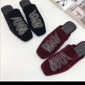 Velvet Slipper shoes