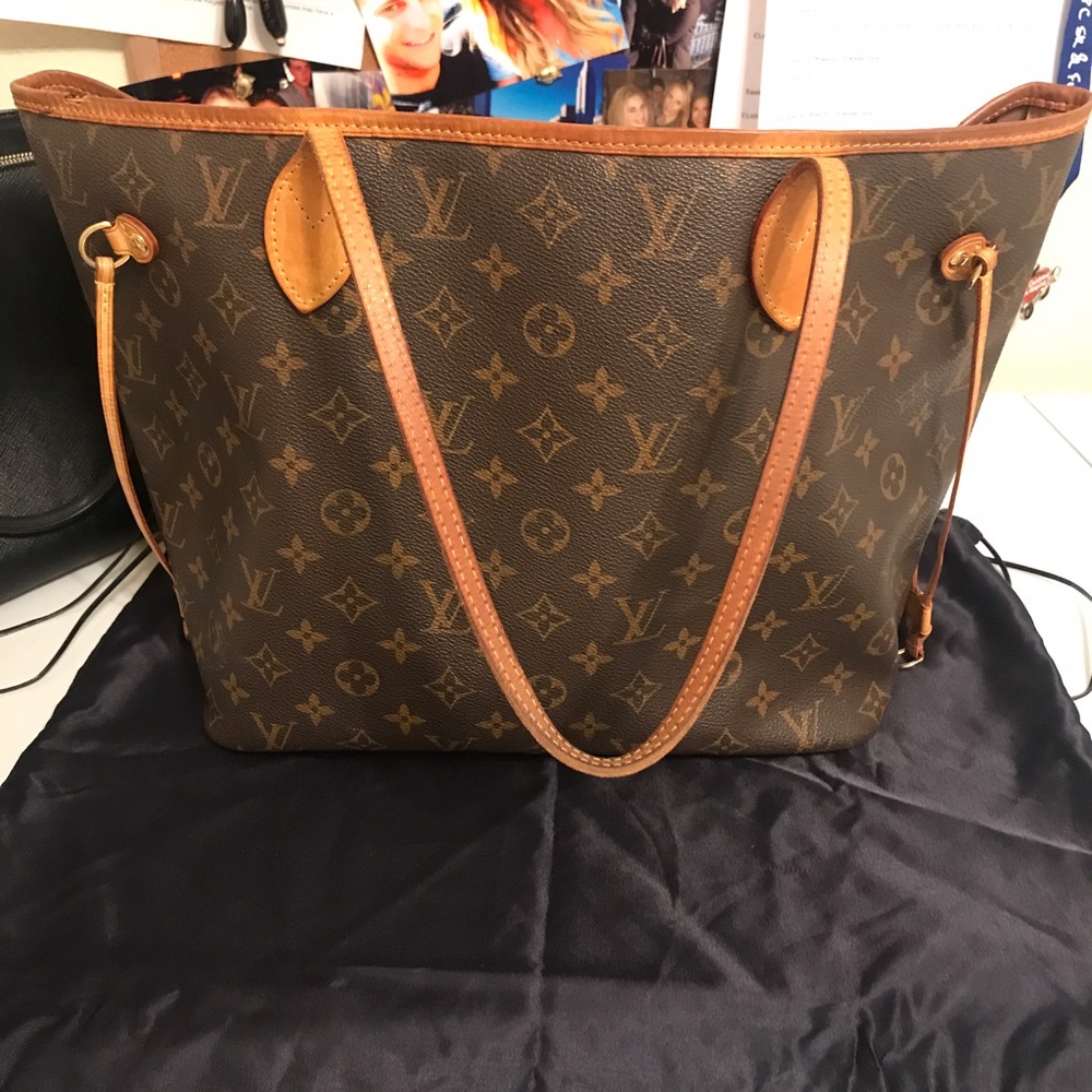 💯 AUTHENTIC LUIS VUITTON NEVERFULL MM