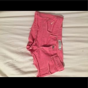 pink Abercrombie shorts