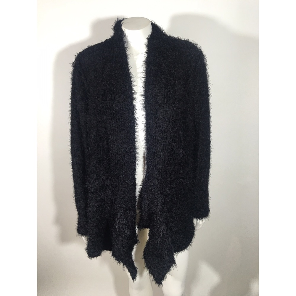 Soft and fuzzy black sweater