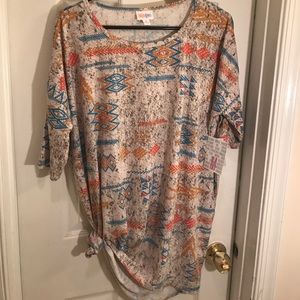 🦄 Alert! LuLaRoe HTF Aztec Print Irma Tunic