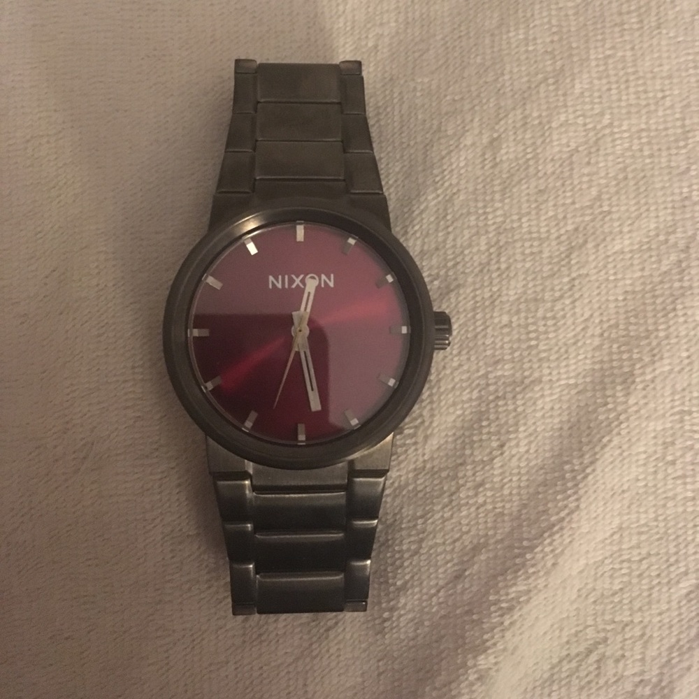 Gunmetal grey Nixon watch