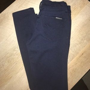 Hudson navy skinny jeggings