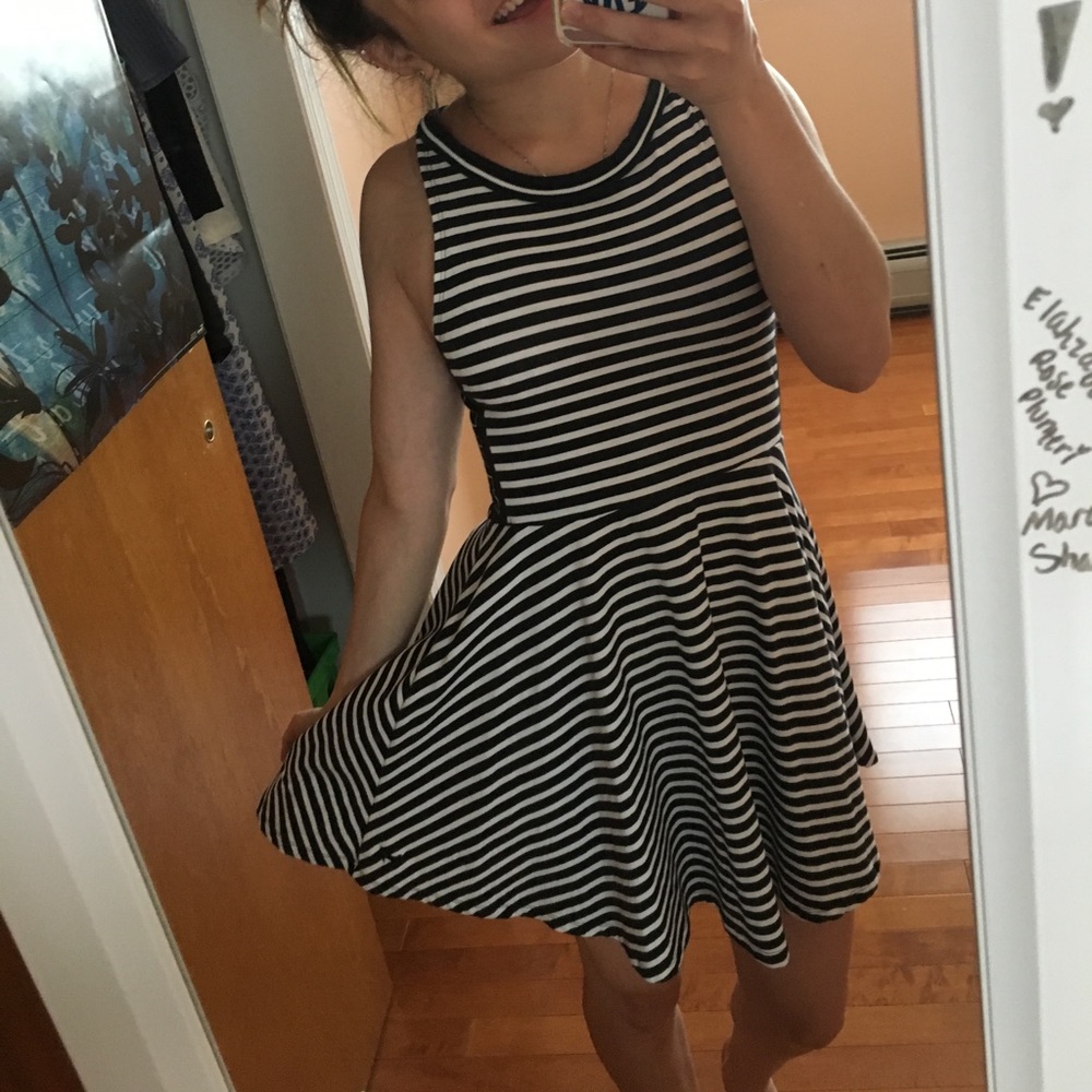 NEVER WORN. PINK Victoria's Secret Striped Dress