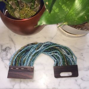 Blue/Green Beaded Bracelet