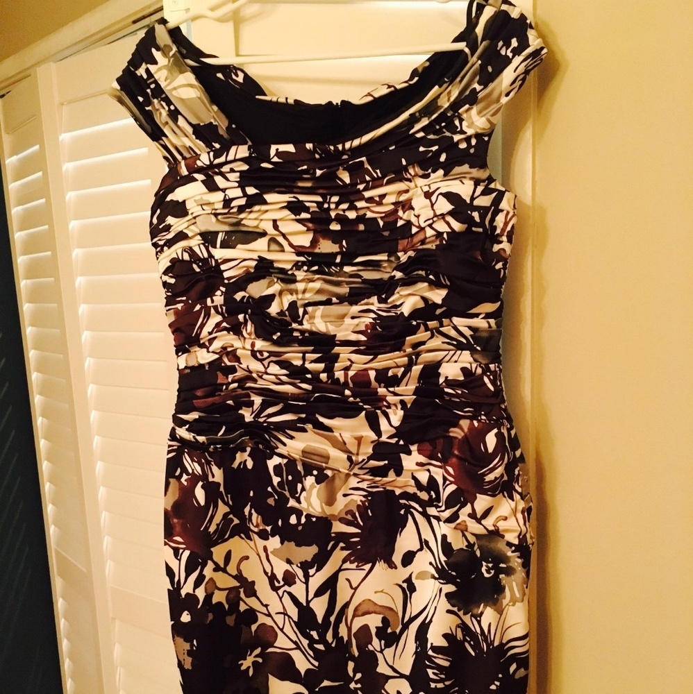 Tadashi off shoulder special occasion dress