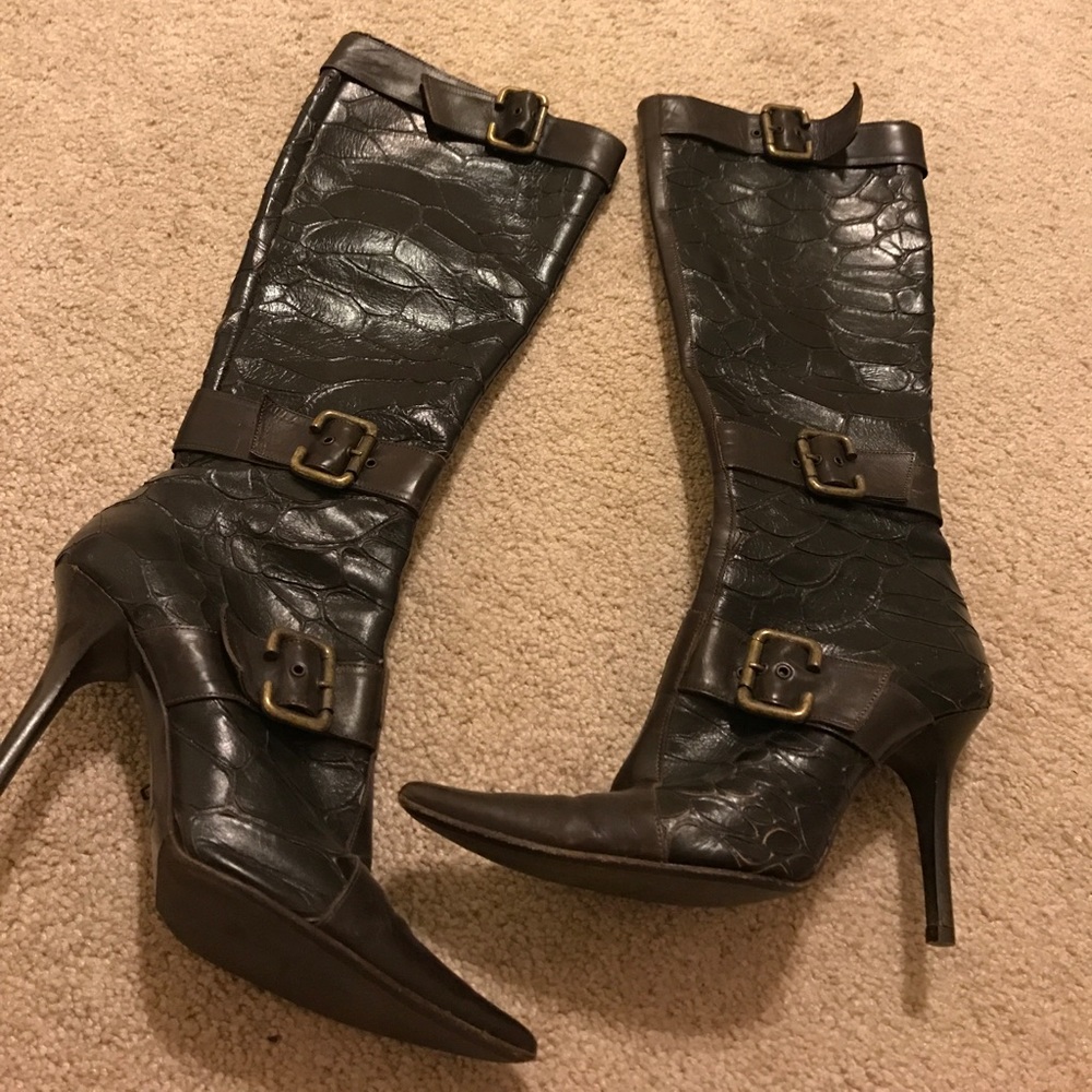 SALE⚡AMAZING CROCODILE PATTERN LEATHER BOOTS