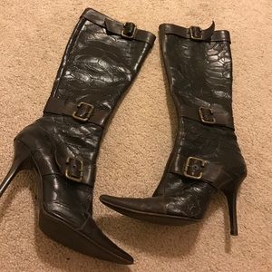 SALE⚡AMAZING CROCODILE PATTERN LEATHER BOOTS