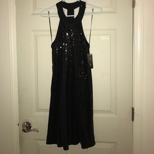 New INC black cocktail dress