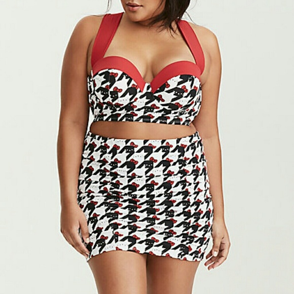 HP! TORRID Sanrio Hello Kitty swimsuit 16 XL 1x - Picture 3 of 6