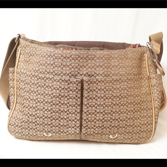 Coach Bags Coach Canvas Messenger Laptop Diaper Crossbody Bag Poshmark